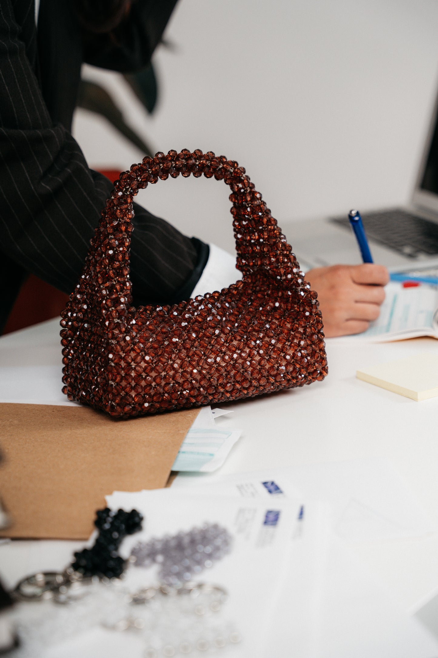 BUSINESS CODE BAG - BRONZE BROWN